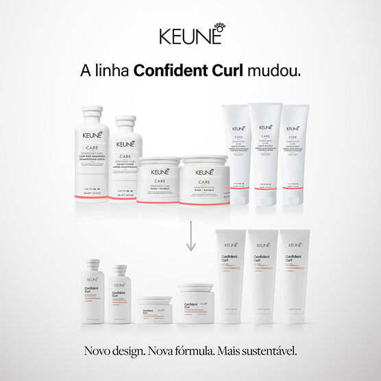 Leave-in em Creme para Crespos Keune Confident Curl Coily&nbsp;